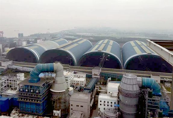 Lignite Storage Shed