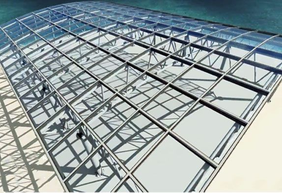 metal skylight roof