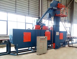 Bar shot blasting machine