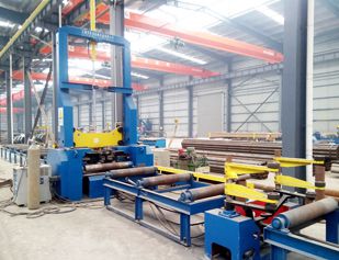 H-beam automatic straightening machine