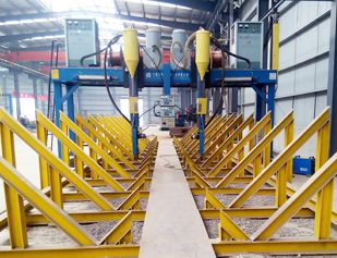 H-beam door type automatic submerged arc welding machine