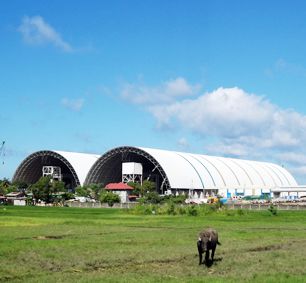 Philippine Putting Bato Power Plant Coal Storage Space Frame Project
