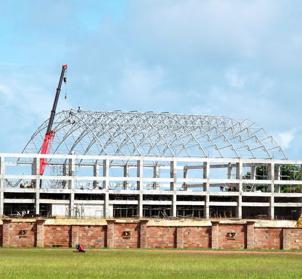 Philippine Semirara Space Frame Swimming Pool Roof