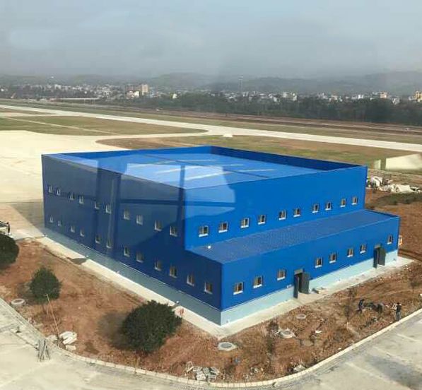 Prefabricated Steel Aircraft Hangars Shed Construction