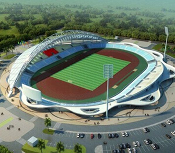 China-aids-Ghana Coast Cape Stadium Project