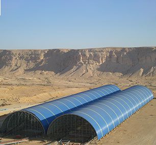 Saudi RCC Stack Shed Space Frame Project