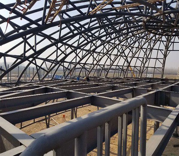Steel Trusses in Jining Jinxiang Exhibition Hall