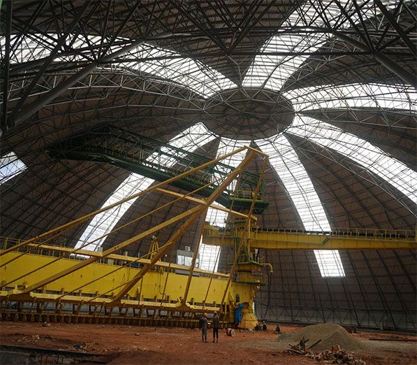 Thailand Laos SCG Group KCL1 Clinker Cement Production Line Space Frame Project
