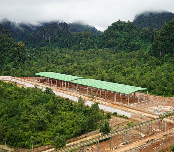 Thailand Laos SCG Group KCL1 Clinker Cement Production Line Space Frame Project