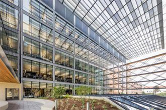 Giant Metal Lattice Fronts Atrium Of Texas Engineering School By Ennead