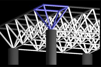 Space frame truss