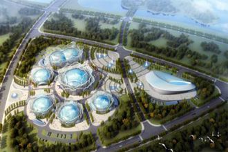 China Construction Steel Structure Kaifeng Hengdatong World International Conference Center Steel St.