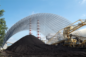 Attentions in the Construction of Large Diameter Coal Storage Shed