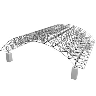 Analysis of Space Frame Structure And Truss Structure