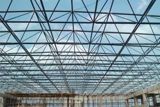 Space frame methods of erection