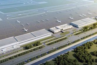 Yibin New Airport completed the main construction at the end of the year