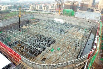 Full preparation is required before space frame construction