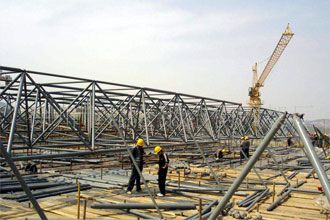 What is the load of roof purlin of a single-storey steel structure building?
