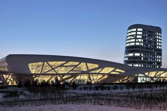Special-shaped steel structure Daqing Highway Passenger Transport Terminal