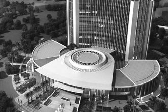 Cameroon Space Frame Dome Roof Construction