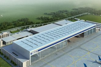 The largest in South China and the third in Asia! The steel structure of Guangzhou Baiyun Hangar project is topped