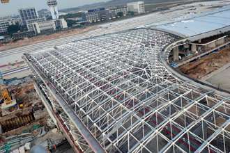 Artistic modeling space frame structure