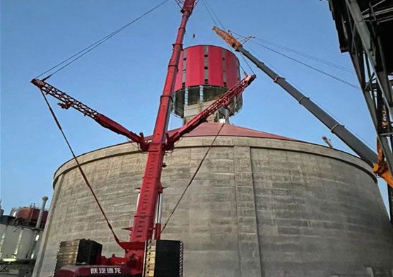 Space Frame Construction-Clinker Storage and Limestone Yard