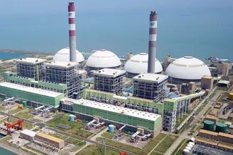 Construction of Hemispherical dome coal shed in thermal power plant