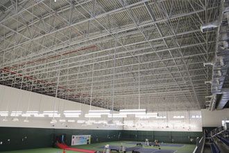 Construction quality management of large-span steel structures in gymnasium projects