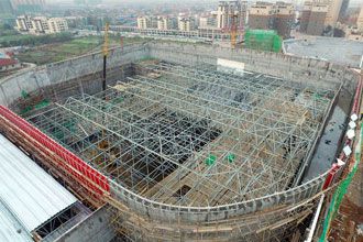 Power Plant Prefab Workshop Space Frame Roofing