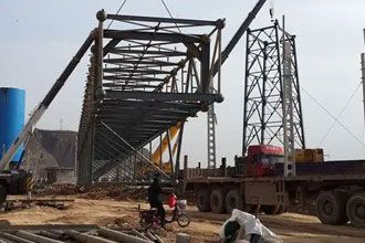 Steel Structure Space Frame Coal Conveyor Belt  In Thermal Power Plants