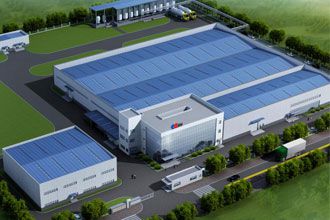 Flat Space Frame Design For Rubber Manufacturing Factory /Plant