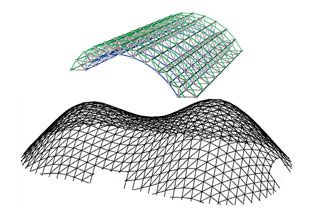 The unique aesthetic experience of space frame structure in architectural design ——“Freedom on the Roof”