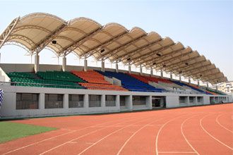 Application of tensile membrane structure in sports facilities - sports stands
