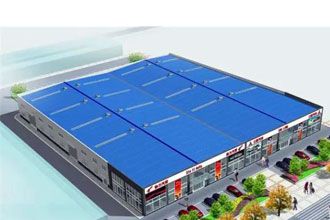 Construction and installation technology of steel space structural roofing