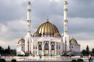 Large Mosque Dome Steel Structural Design