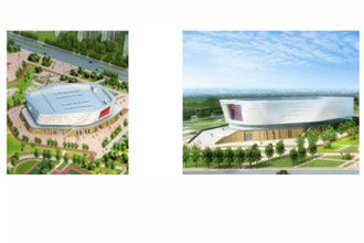 Large Span Stadium Roof Steel Structure System