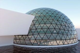Semicircular Dome Roof Steel Structure Pre-assembly