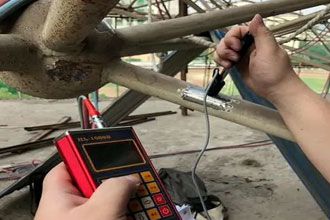 Nondestructive Testing Method for Weld of Steel Structure