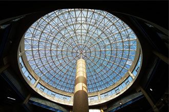 Prefabricated Large Modern Space Frame Skylight Systems For Commercial Steel Building