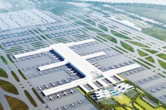 Steel Structure Construction Scheme of Civil Airport Transfer Center
