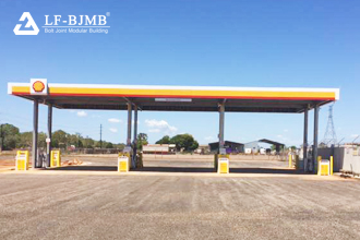 Influencing factors of gas station canopy structure selection