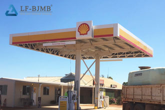 Gas station canopy design (part 1)