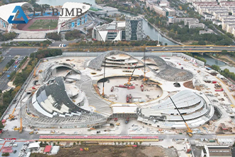 Construction process of steel structures