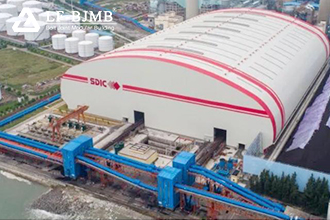 Power Plant Closed Coal Yard Steel Structure Project