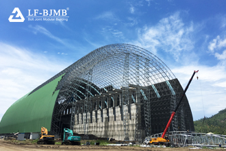 Analysis of the influence of the model on the large span space frame structure (Part 1）