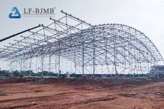 Design of Bolted Ball Space Frame Structure Main Dimensions of Space Frame Structure