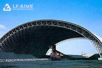 Datang Xigu 110m, 122m across the dry coal shed steel space frame design