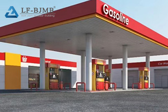 Gas station canopy design