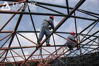Anti-corrosion of space frame steel structure